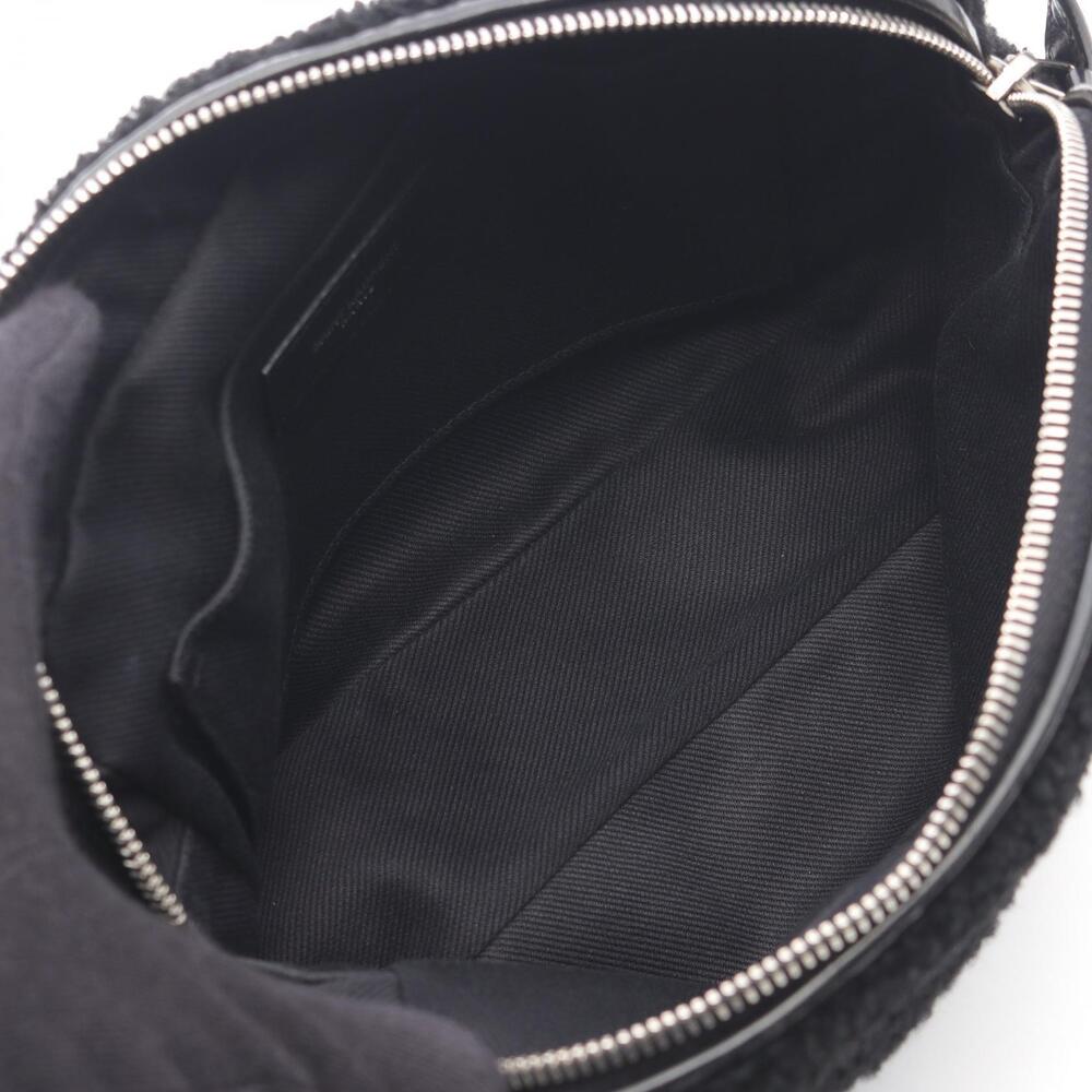 Saint Laurent Shoulder Black BAG CAMERA LOU Leather Paris